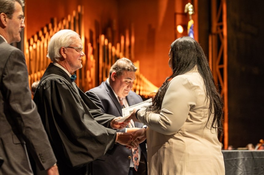 Centre hosts naturalization ceremony, welcoming 74 new U.S. citizens