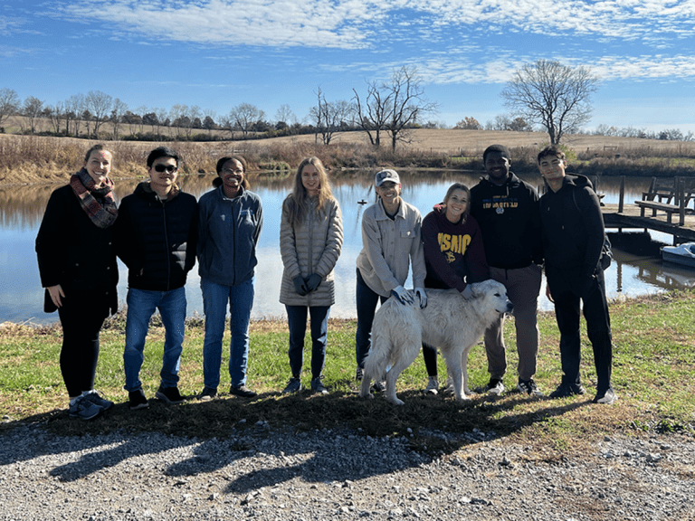 An "alternative spring break" trip to Josephine Sculpture Park with the Office of Civic and Community Engagement.