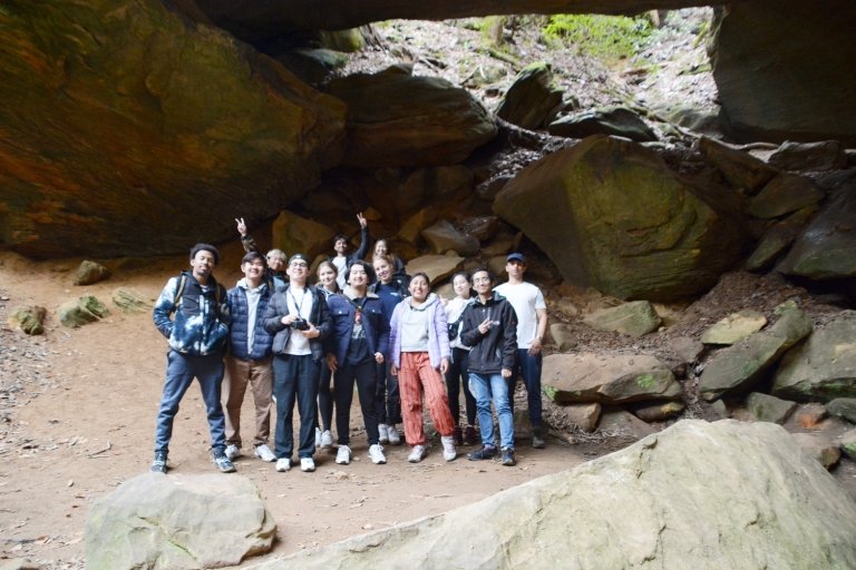 A Thanksgiving Break hike and zip-lining experience in Red River Gorge gave students the opportunity to get out and explore nature — a