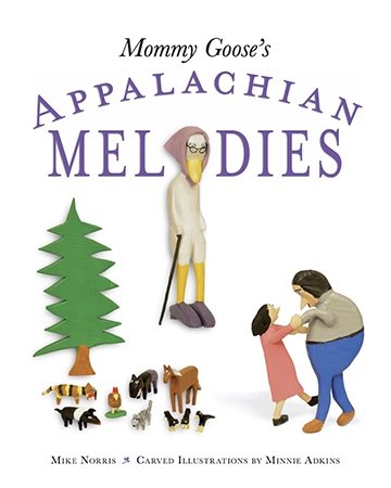 A book cover shows the title "Appalachian Melodies." 