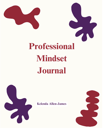 A book cover shows the title "Professional Mindset Journal." 
