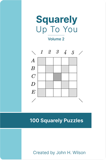 A book cover shows the title "Squarely Up To You Volume 2"