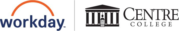 Logos for Workday and Centre College