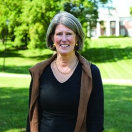 Person smiling at photographer