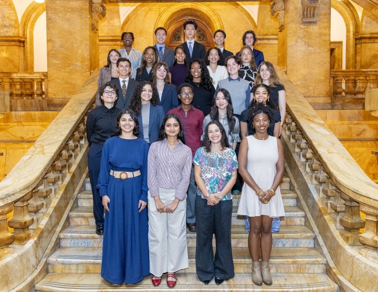 Jason Wong and his 2025-26 NYC Urban Fellows cohort