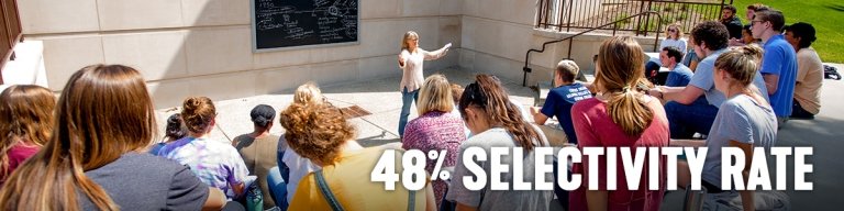 Professor teaching in an outdoor classroom