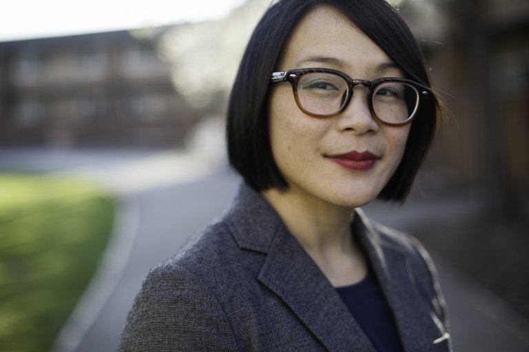 Chinese Professor Me LI Inouye poses for a photo