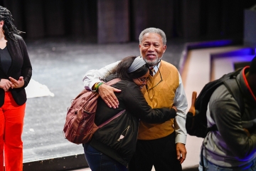 Centre College's Office of Diversity and Inclusion hosted Danville Mayor J. H. Atkins for a "Fireside Chat" on Monday, Feb. 20, 2023.
