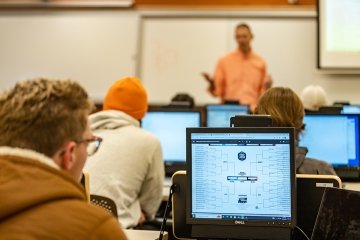Professor of Mathematics and Data Science Jeff Heath and his classes of Sports Analytics are using numbers to create educated predictions in the NCAA Tournament.