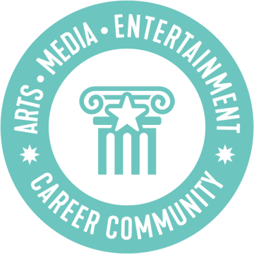Arts Media Entertainment career exploration career community emblem