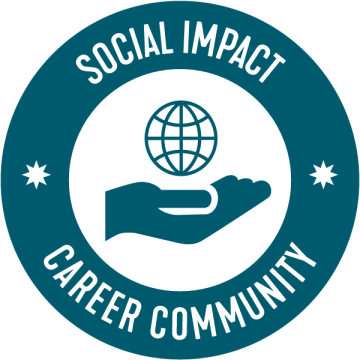 Social Impact career exploration career community emblem