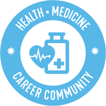 Health and Medicine career exploration career community emblem
