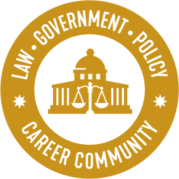Law Government and Policy career exploration career community emblem