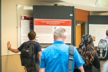 The Centre College community could browse posters featuring research by students during RICE 2023.