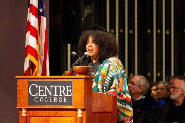 Imani Smith '23 gave the senior response at Commencement.
