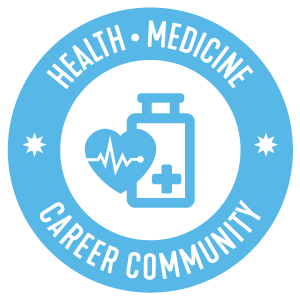 Health and Medicine career community graphic