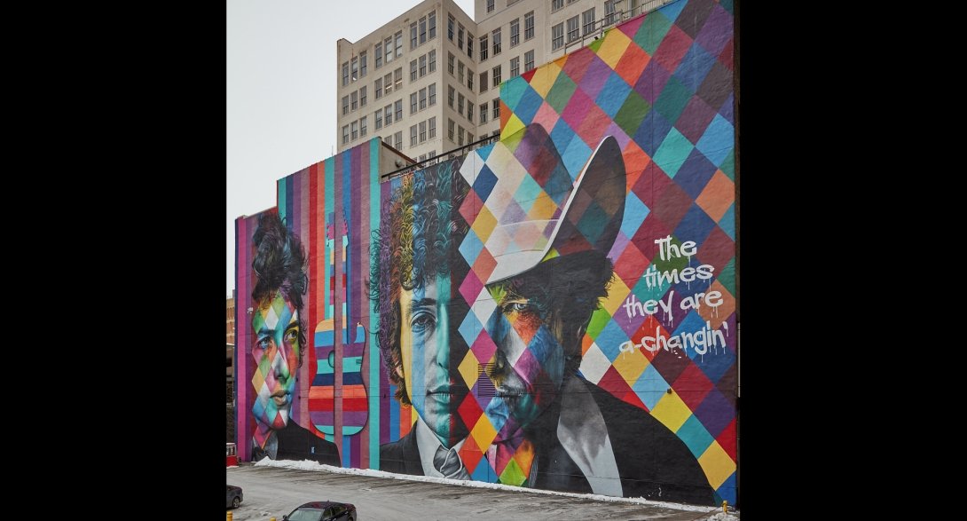 Bob Dylan mural