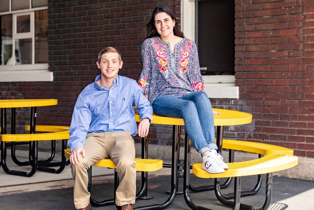 Alexandra Boardman '23 and Hutton Cooley '23 received Cralle Fellowships, the first time in school history that two students were awarded in the same year.