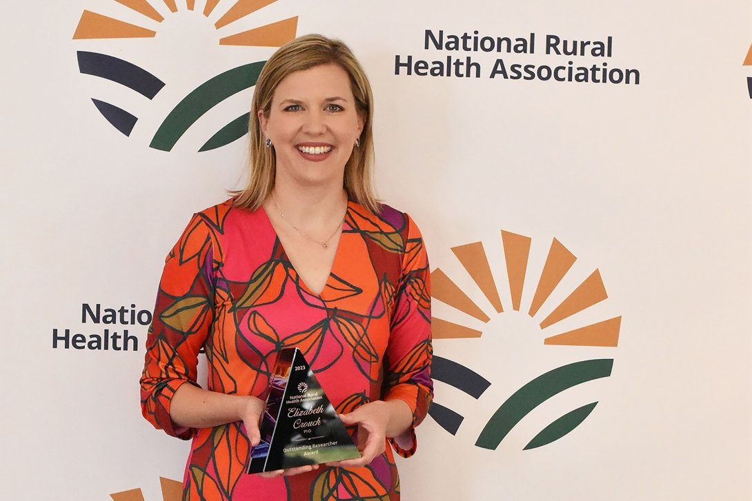 Centre alumna wins national research award for work to improve rural health