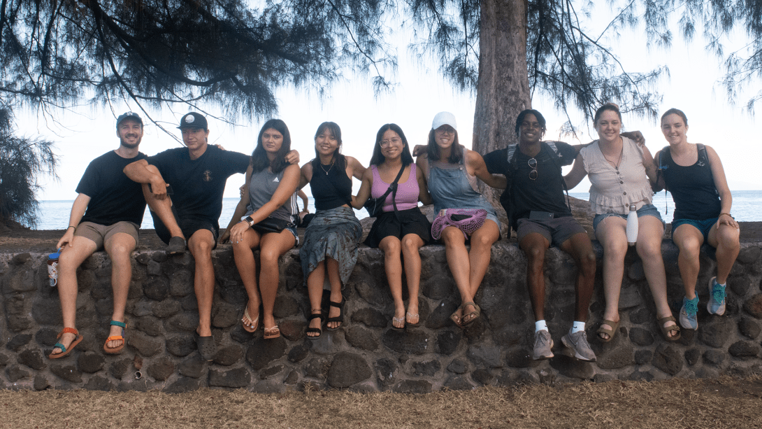 Students studied in Tahiti for an immersive study abroad experience in the summer of 2023.