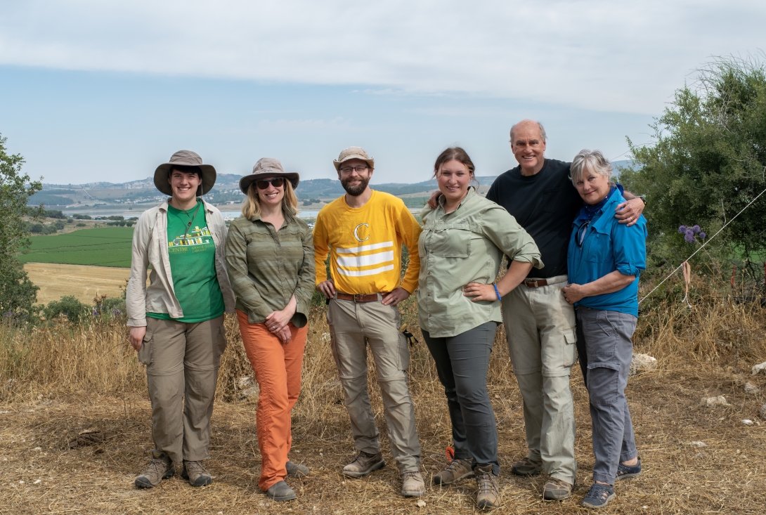 Katia Marusich worked with Centre College connections at the Shikhin Excavation Project in Israel, summer 2023.