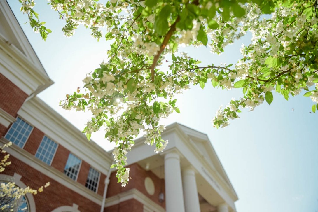 Exterior of Crounse Library