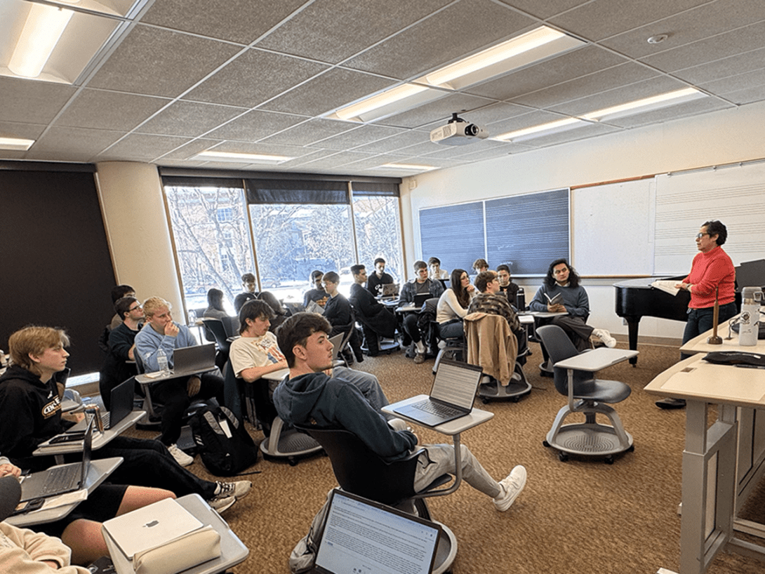 Dr. Eva Cadavid teaches "How to Lead a Good Life" during CentreTerm 2025.
